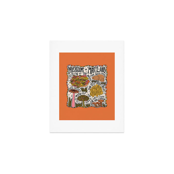 Mushrooms of Maryland Art Print Gallery Image 1