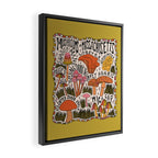 Mushrooms of Massachusetts Framed Canvas Print Gallery Image 2