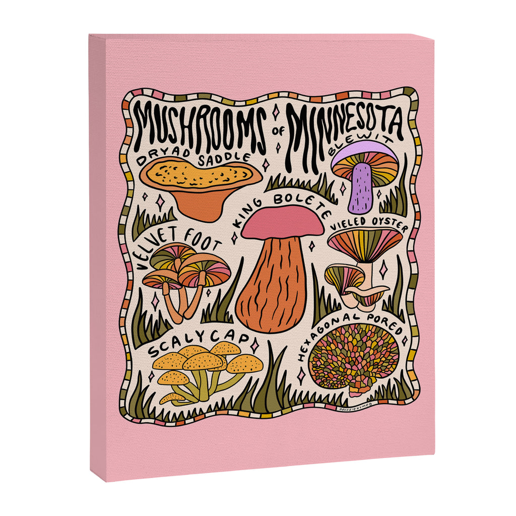 Mushrooms of Minnesota Canvas Print Gallery Image 8