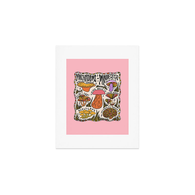 Mushrooms of Minnesota Art Print Gallery Image 1