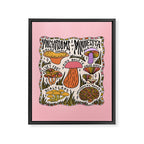 Mushrooms of Minnesota Framed Canvas Print Gallery Image 8
