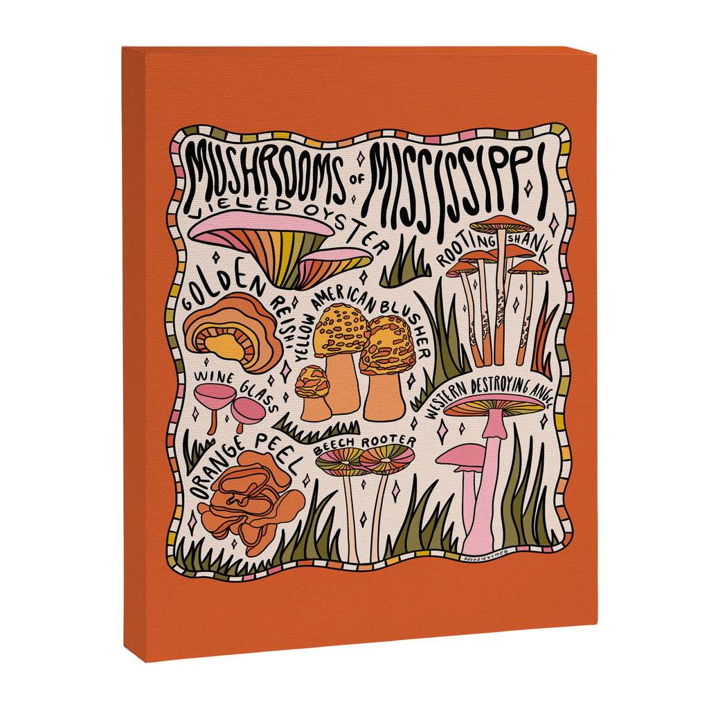 Mushrooms of Mississippi Canvas Print Gallery Image 8
