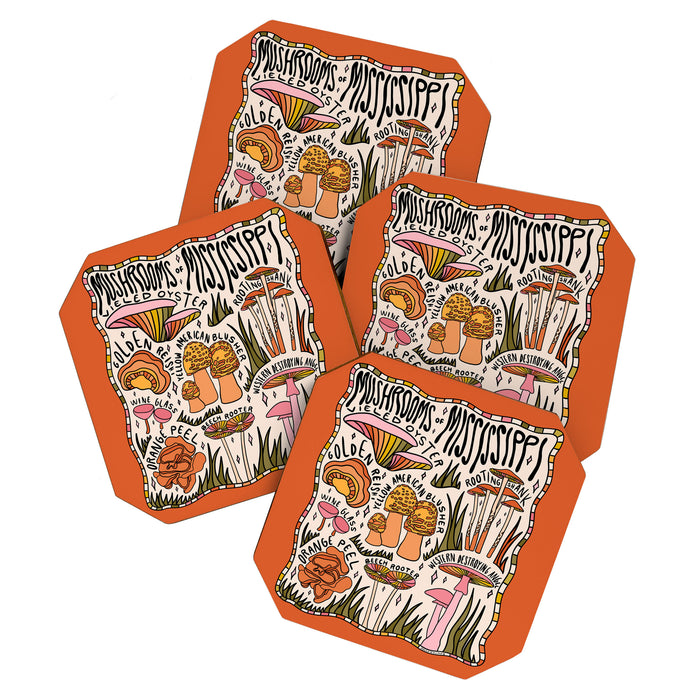Mushrooms of Mississippi Coaster Gallery Image 1