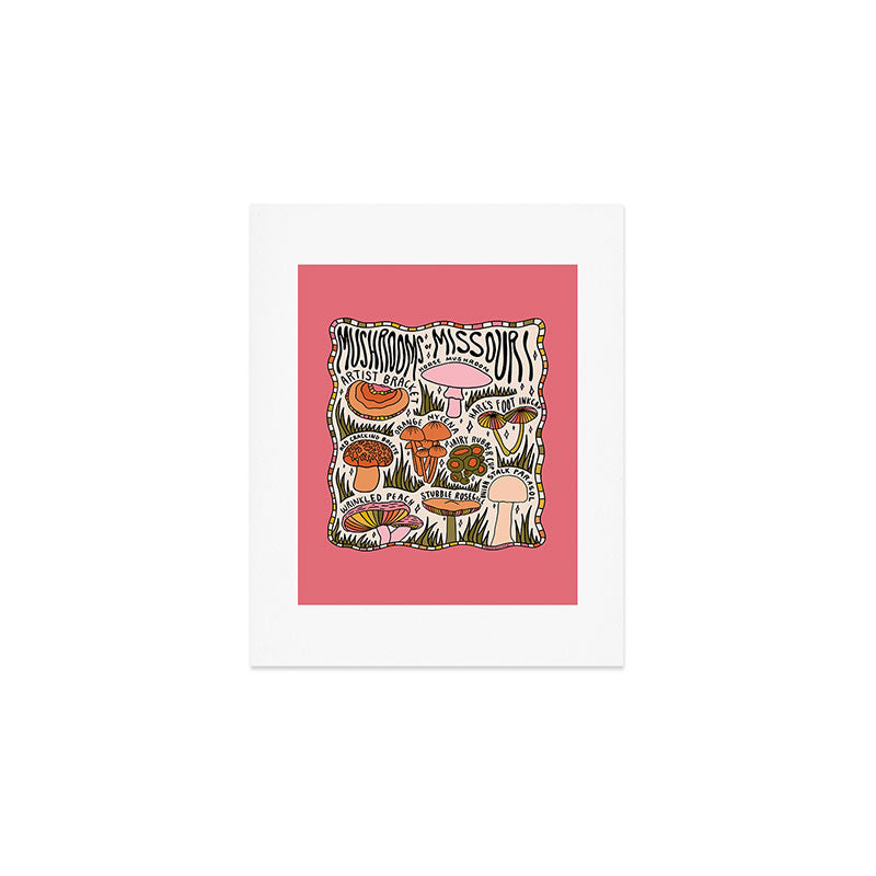 Mushrooms of Missouri Art Print Gallery Image 1