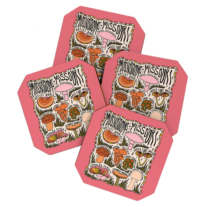 Mushrooms of Missouri Coaster Gallery Image 1