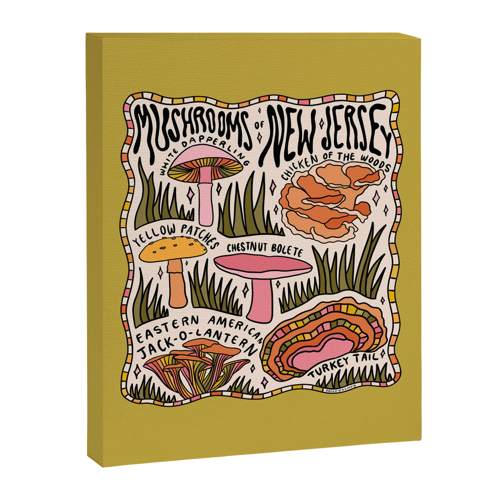 Mushrooms of New Jersey Canvas Print Gallery Image 8