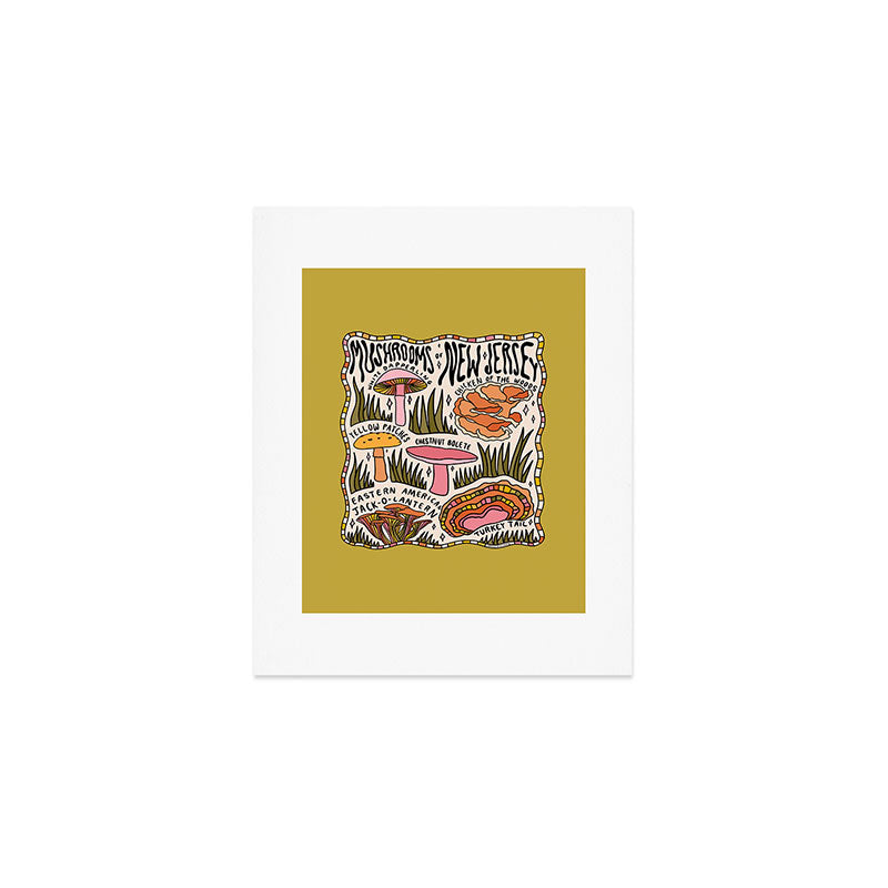 Mushrooms of New Jersey Art Print Gallery Image 1