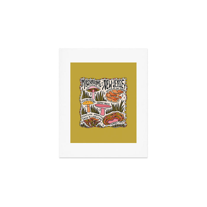 Mushrooms of New Jersey Art Print Gallery Image 1