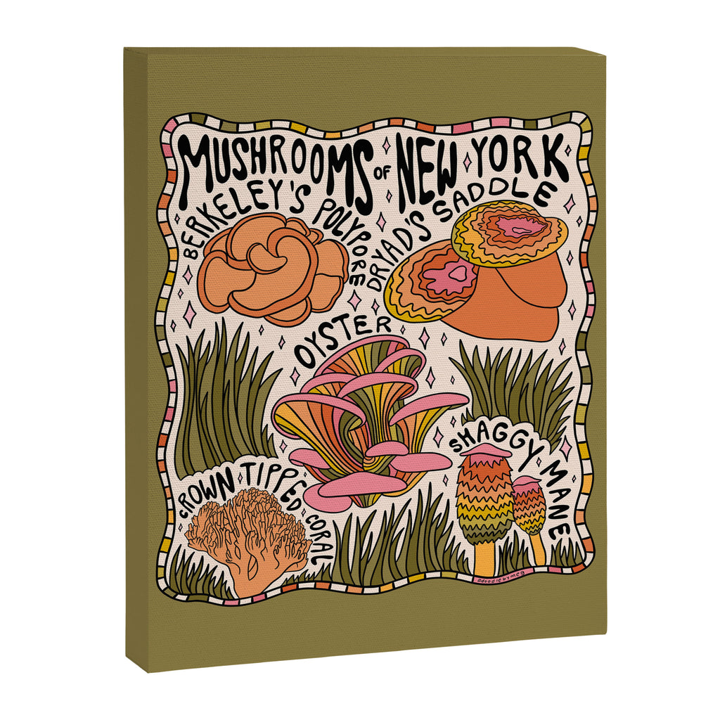 Mushrooms of New York Canvas Print Gallery Image 8