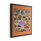 Mushrooms of North Carolina Framed Canvas Print Gallery Image 2