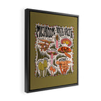Mushrooms of North Dakota Framed Canvas Print Gallery Image 2