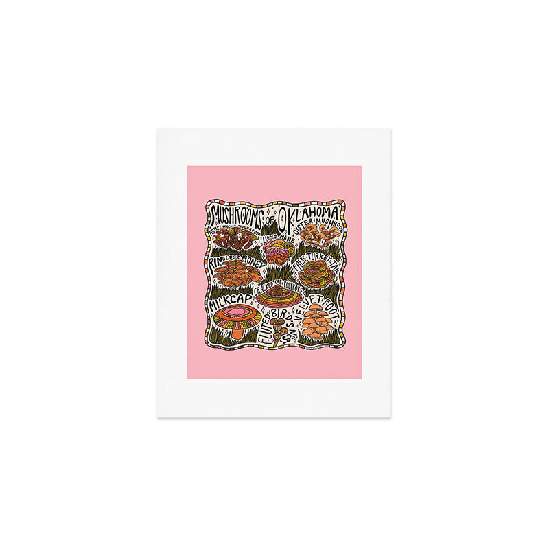 Mushrooms of Oklahoma Art Print Gallery Image 1