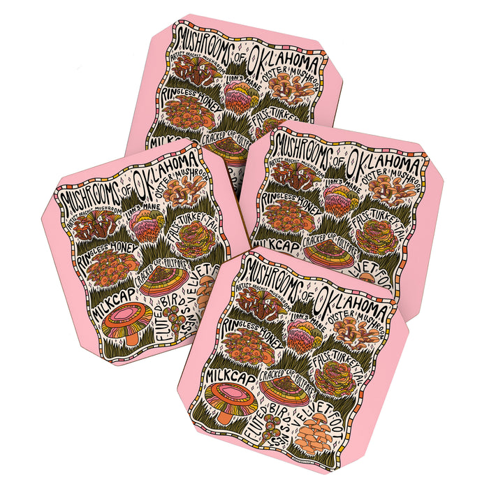 Mushrooms of Oklahoma Coaster Gallery Image 1