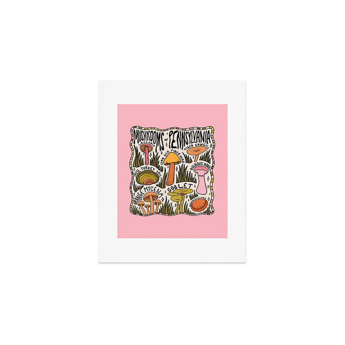 Mushrooms of Pennsylvania Art Print Gallery Image 1
