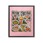 Mushrooms of Pennsylvania Framed Canvas Print Gallery Image 8
