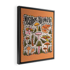Mushrooms of South Dakota Framed Canvas Print Gallery Image 2