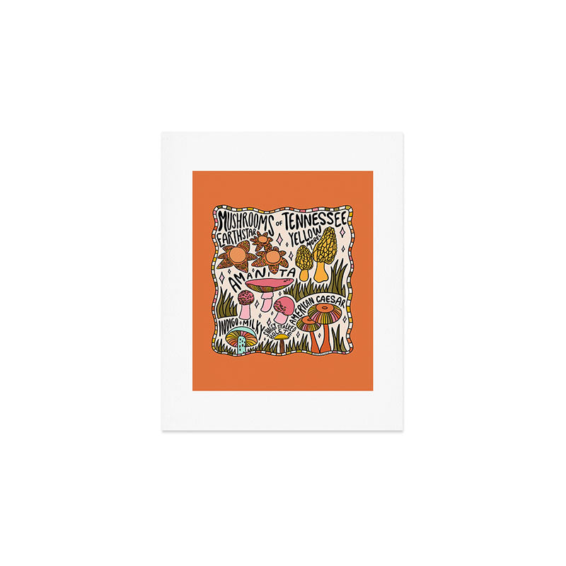 Mushrooms of Tennessee Art Print Gallery Image 1