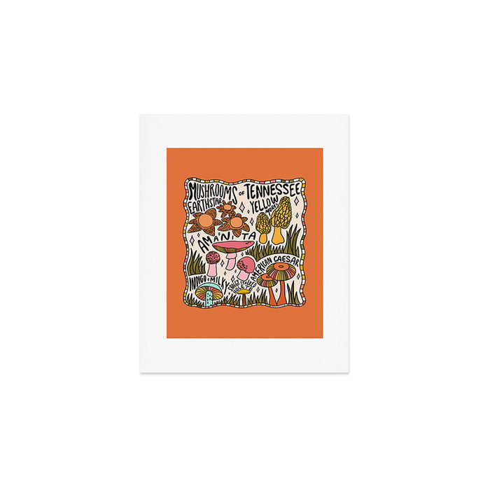 Mushrooms of Tennessee Art Print Gallery Image 1