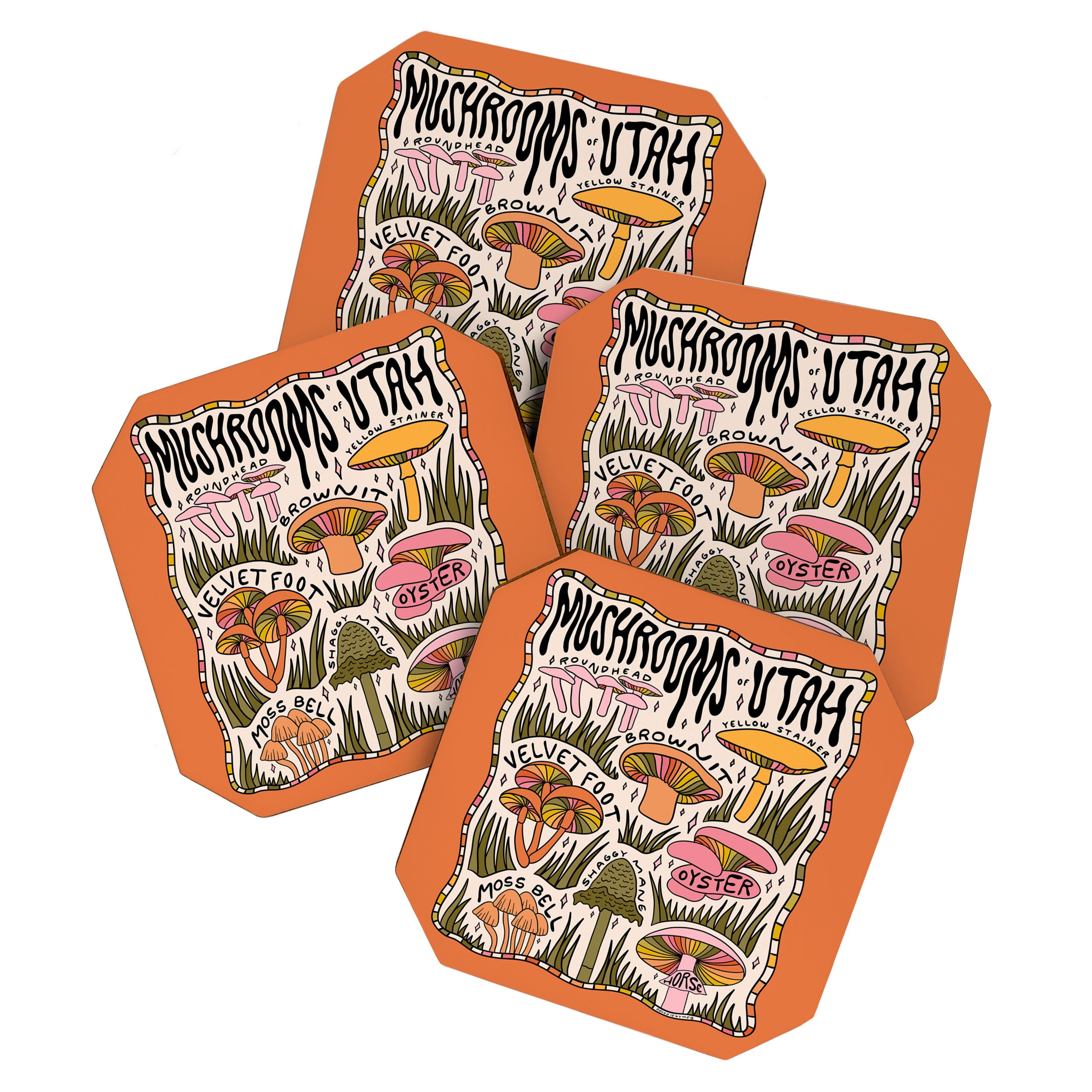 Mushrooms of Utah Coaster Gallery Image 1