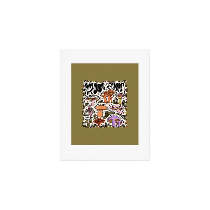 Mushrooms of Vermont Art Print Gallery Image 1