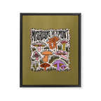 Mushrooms of Vermont Framed Canvas Print Gallery Image 8