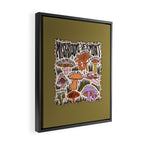 Mushrooms of Vermont Framed Canvas Print Gallery Image 2