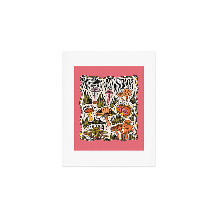 Mushrooms of West Virginia Art Print Gallery Image 1