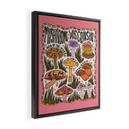 Mushrooms of Wisconsin Framed Canvas Print Gallery Image 2