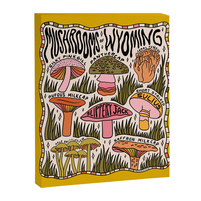 Mushrooms of Wyoming Canvas Print Gallery Image 1