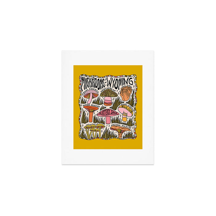 Mushrooms of Wyoming Art Print Gallery Image 1