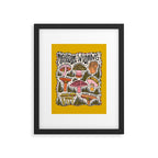Mushrooms of Wyoming Framed Art Print Gallery Image 5