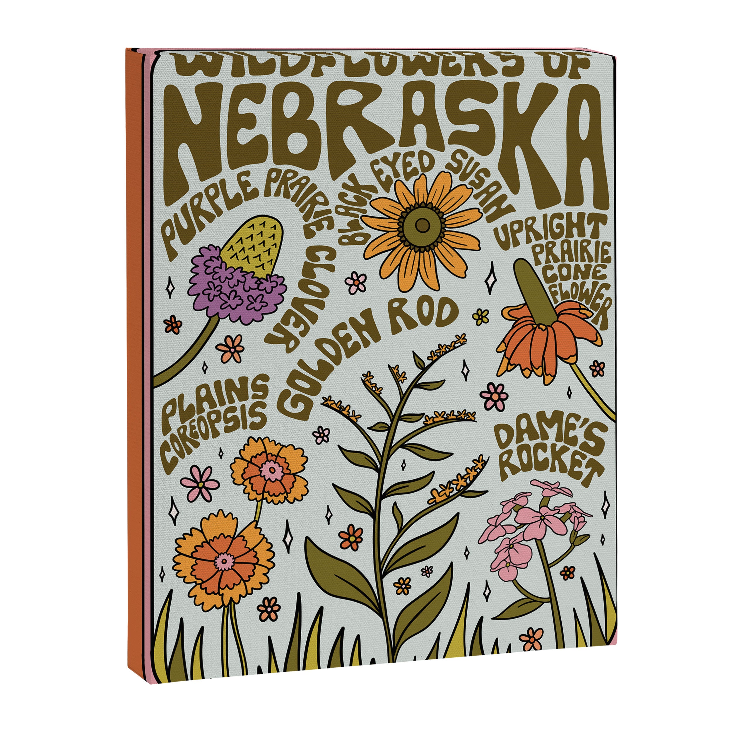 Nebraska Wildflowers Canvas Print Gallery Image 8