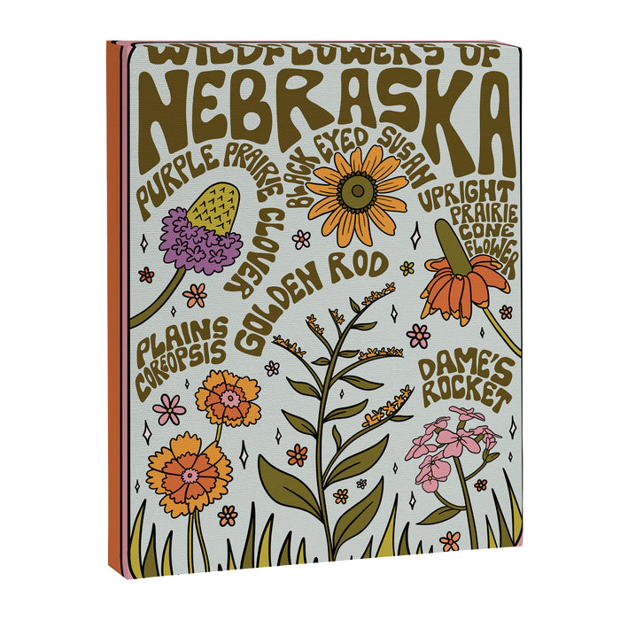 Nebraska Wildflowers Canvas Print Gallery Image 1