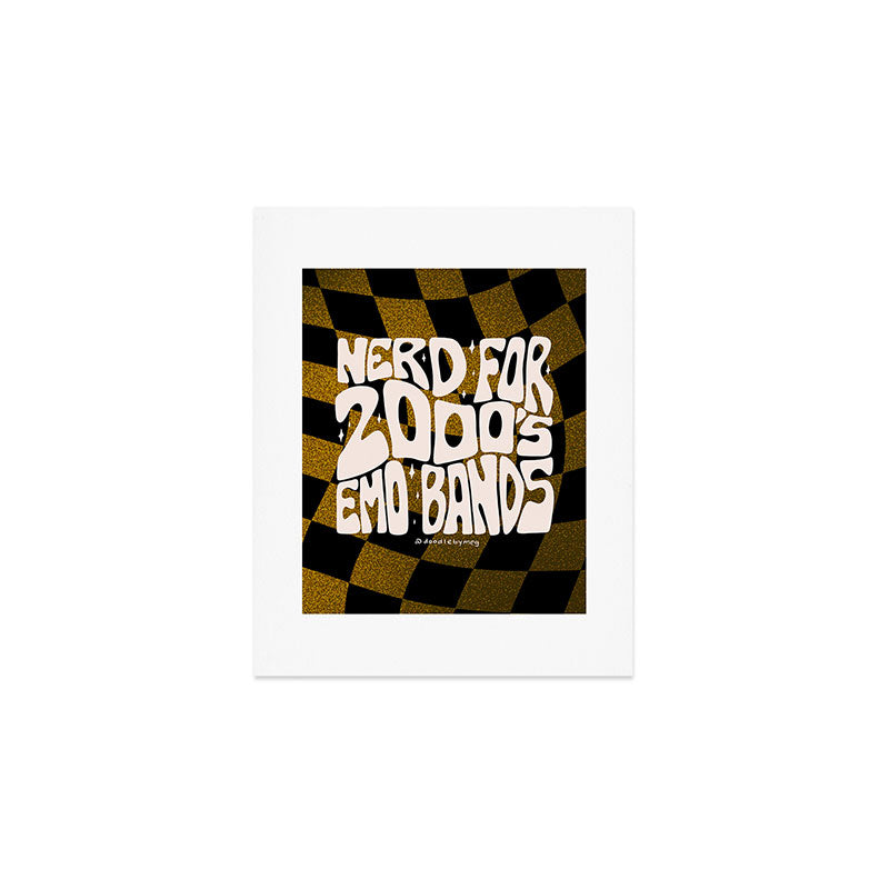Nerd for the 2000's Emo Bands Art Print Gallery Image 1