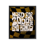 Nerd for the 2000's Emo Bands Framed Canvas Print Gallery Image 8