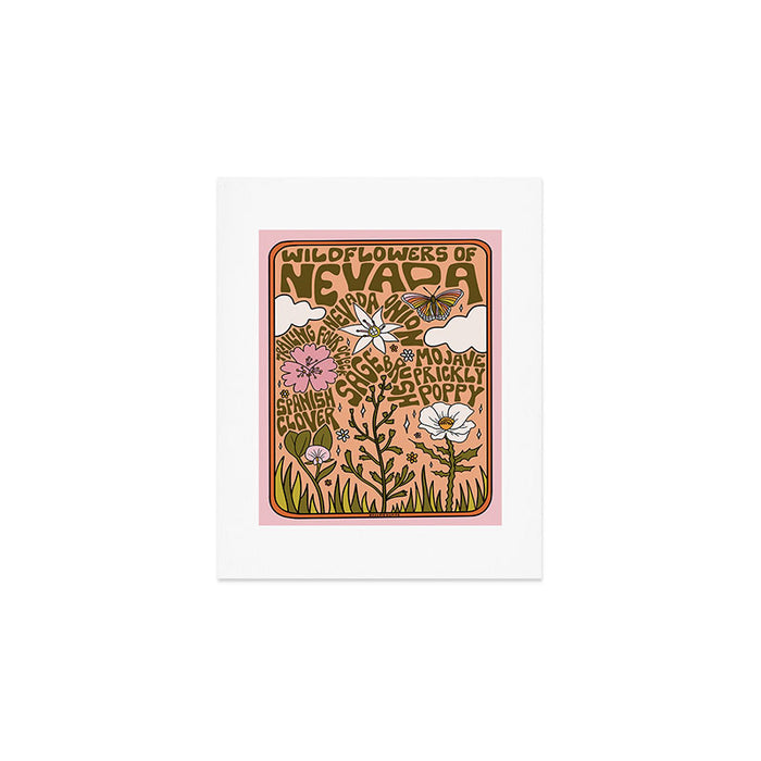 Nevada Wildflowers Art Print Gallery Image 1