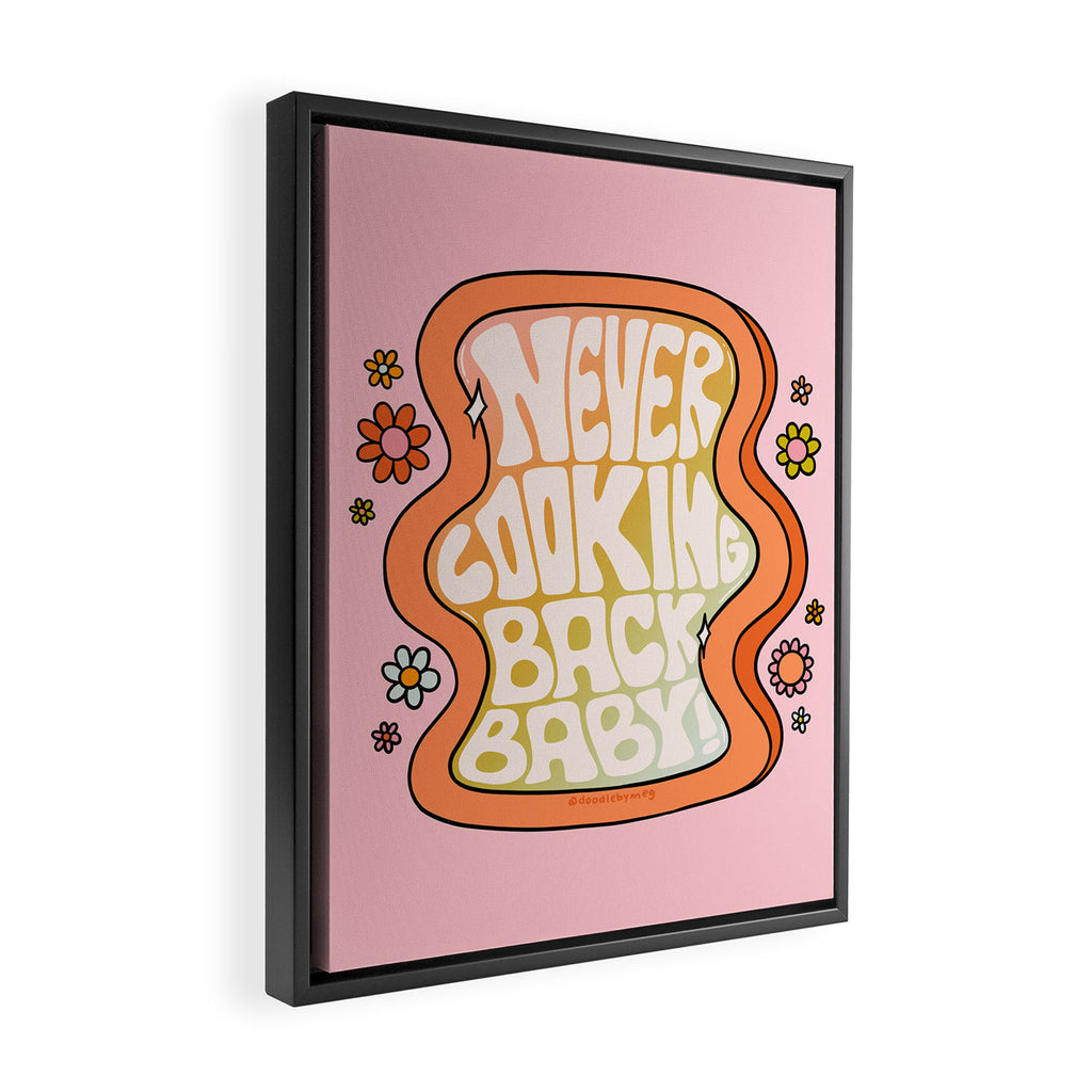 Never Looking Back Framed Canvas Print Gallery Image 2