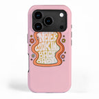 Never Looking Back iPhone Case Gallery Image 1