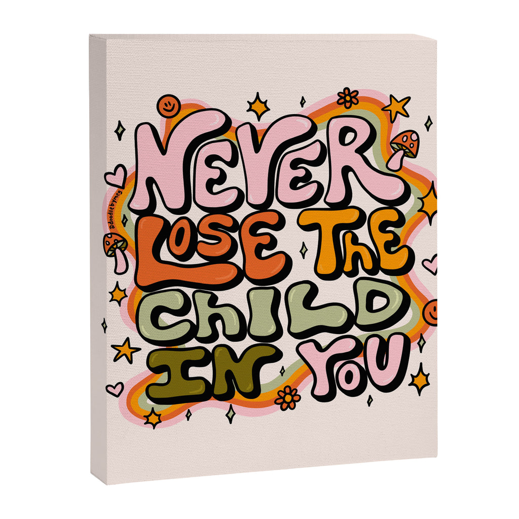 Never Lose the Child In You Canvas Print Gallery Image 8