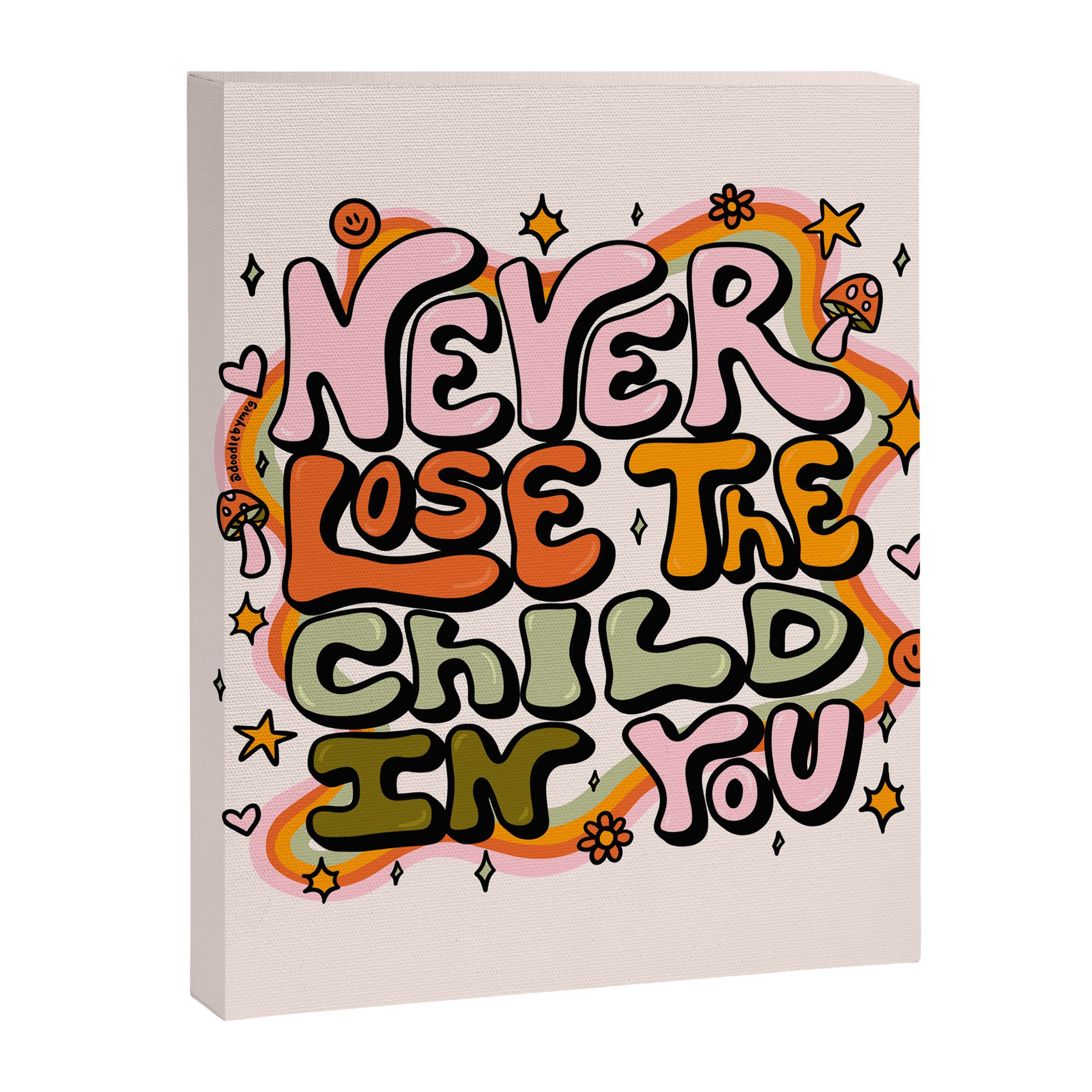 Never Lose the Child In You Canvas Print Gallery Image 8