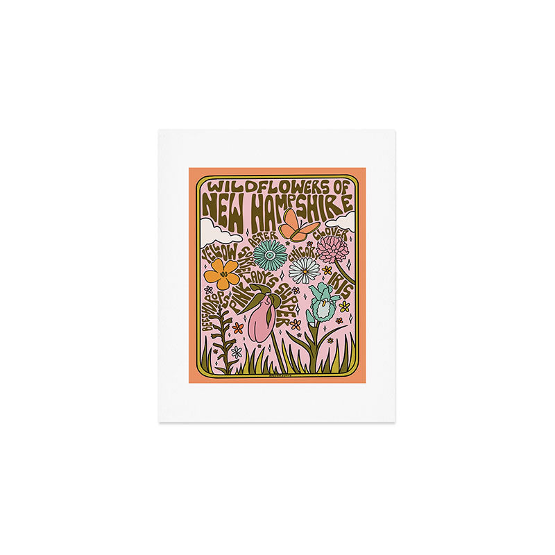 New Hampshire Wildflowers Art Print Gallery Image 1