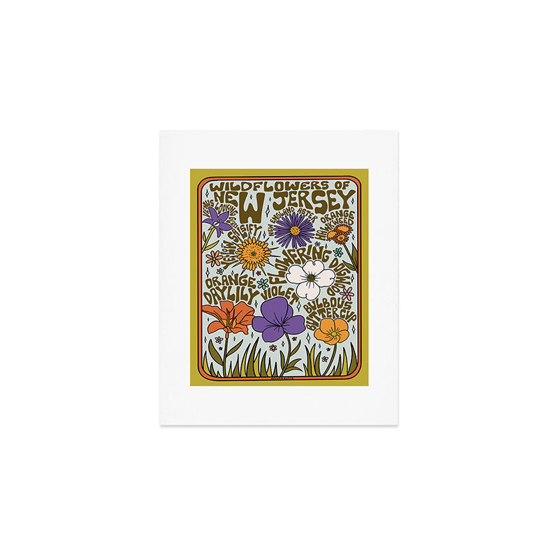New Jersey Wildflowers Art Print Gallery Image 1