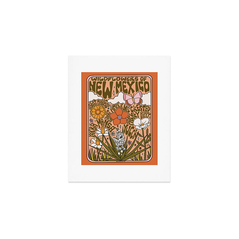 New Mexico Wildflower Art Print Gallery Image 1
