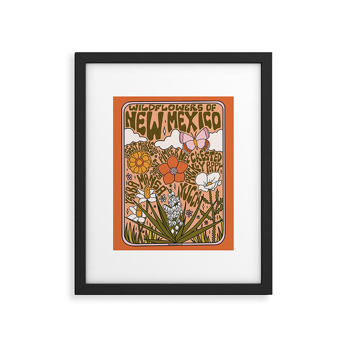 New Mexico Wildflower Framed Art Print Gallery Image 1