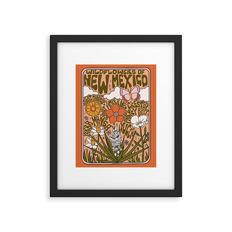 New Mexico Wildflower Framed Art Print Gallery Image 4