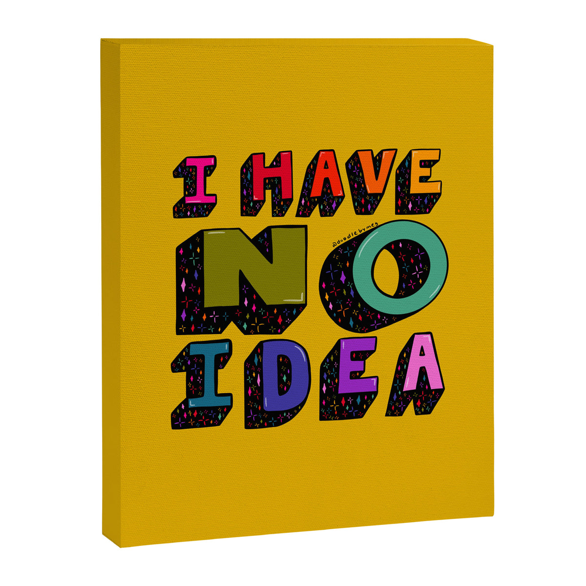 No Idea Canvas Print Gallery Image 8