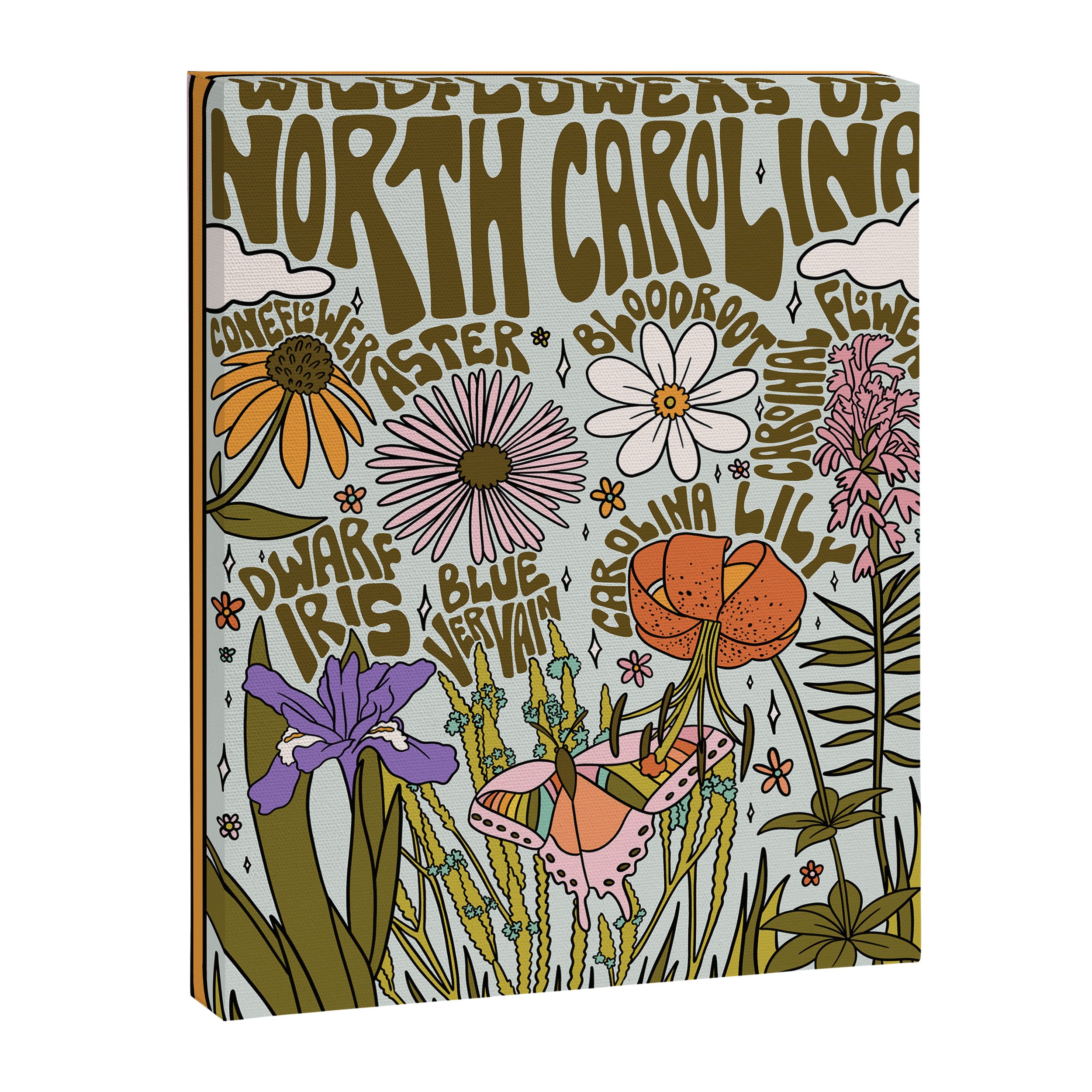 North Carolina Wildflower Canvas Print Gallery Image 8