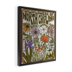North Carolina Wildflower Framed Canvas Print Gallery Image 2