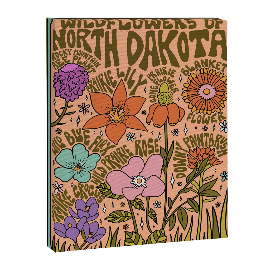 North Dakota Wildflowers Canvas Print Gallery Image 8