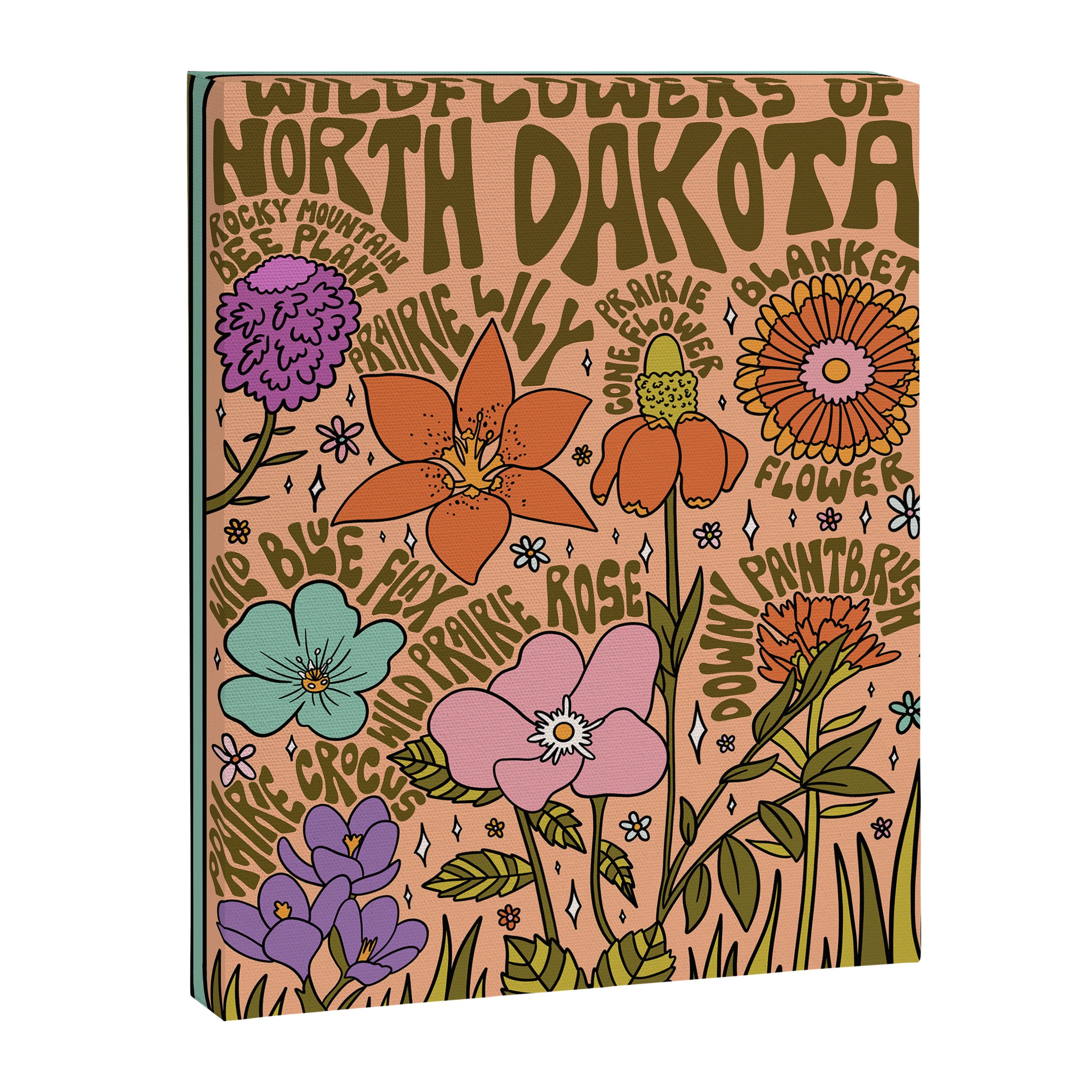 North Dakota Wildflowers Canvas Print Gallery Image 8
